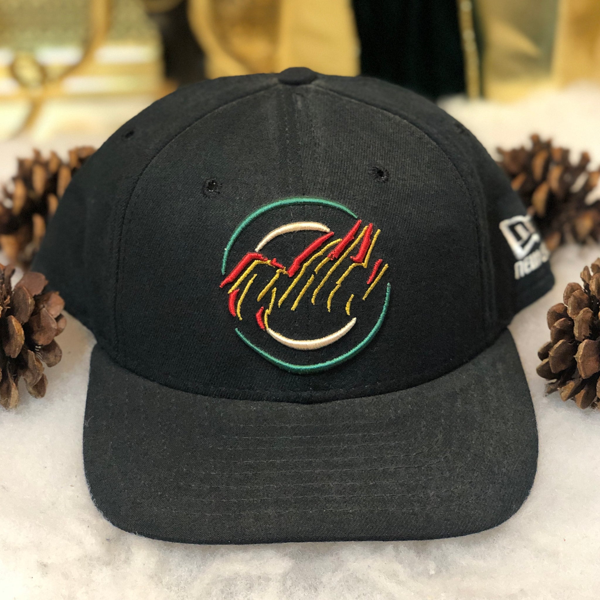 Vintage NHL Minnesota Wild New Era Wool Snapback Hat