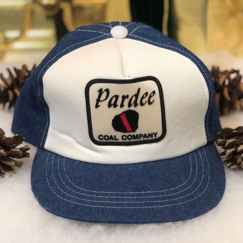 Vintage Pardee Coal Company Virginia Foam Denim Snapback Hat