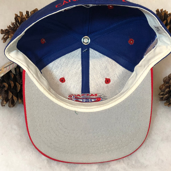 Vintage Deadstock NWT NHL Montreal Canadiens #1 Apparel Wool Fitted Hat 7 1/4