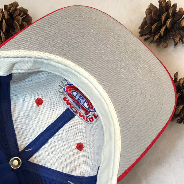 Vintage Deadstock NWT NHL Montreal Canadiens #1 Apparel Wool Fitted Hat 7 1/4