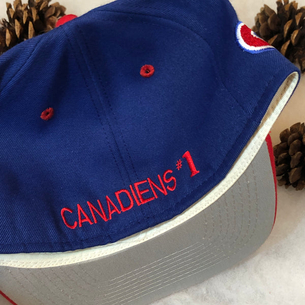 Vintage Deadstock NWT NHL Montreal Canadiens #1 Apparel Wool Fitted Hat 7 1/4