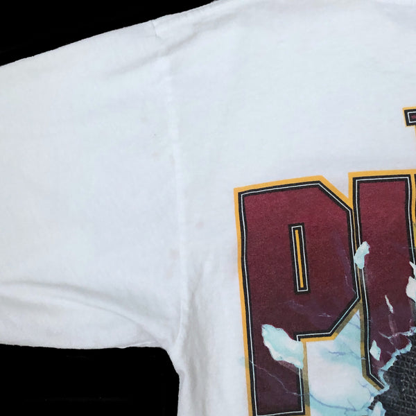 Vintage IHL Chicago Wolves "The Puck Stops Here" Big Ball Sports T-Shirt (M)