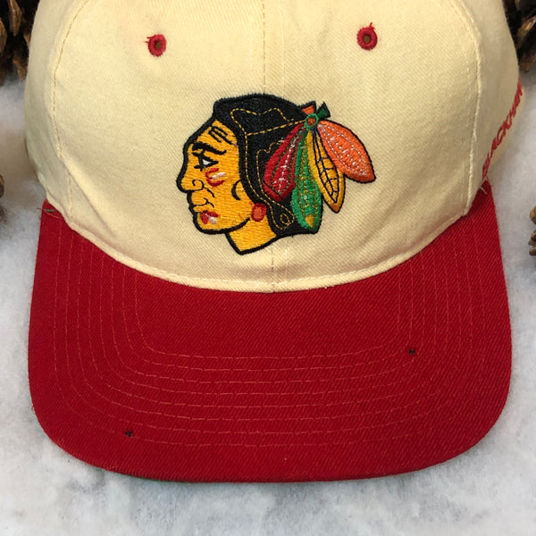 Vintage NHL Chicago Blackhawks Starter Wool Snapback Hat