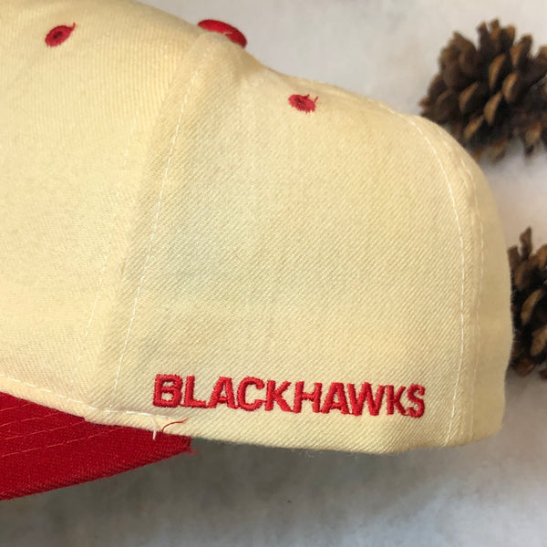 Vintage NHL Chicago Blackhawks Starter Wool Snapback Hat
