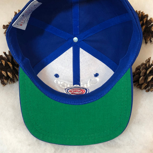 Vintage MLB Chicago Cubs Twins Enterprise Bar Line Twill Snapback Hat