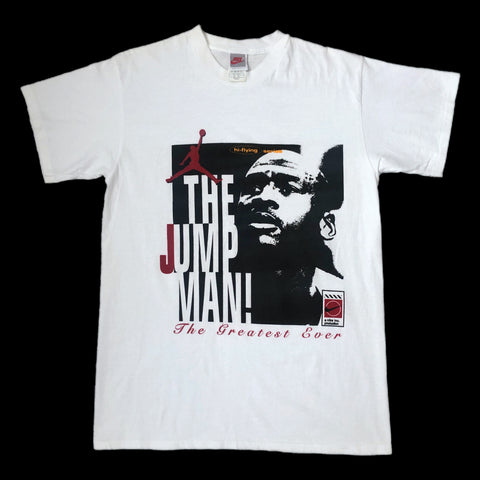 Vintage NBA Michael Jordan Chicago Bulls "The Jump Man!" Nike T-Shirt (M)