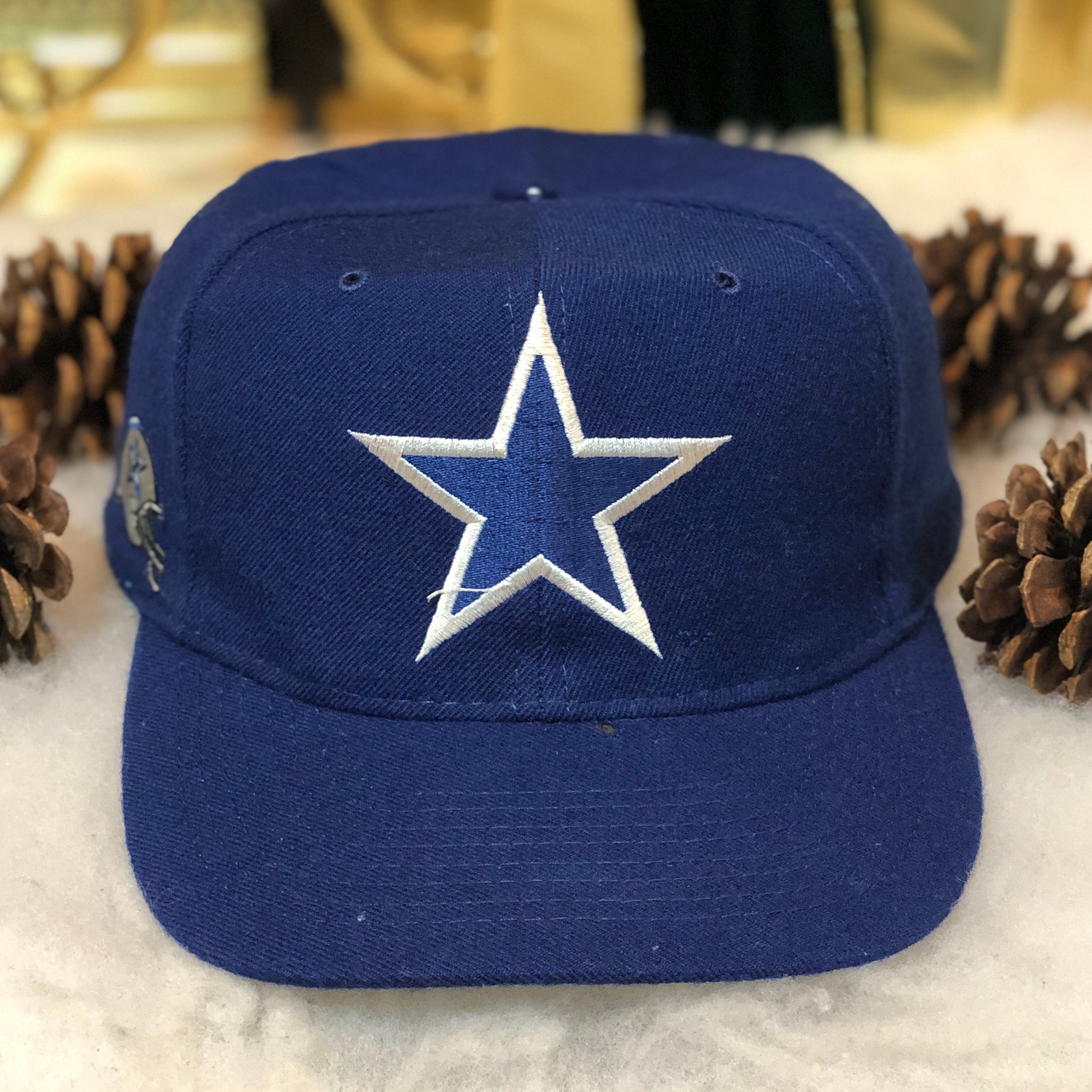 Vintage NFL Dallas Cowboys American Needle Blockhead Wool Snapback Hat