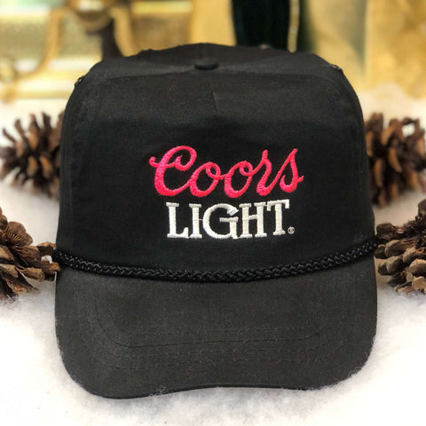 Vintage Coors Light Twill Snapback Hat