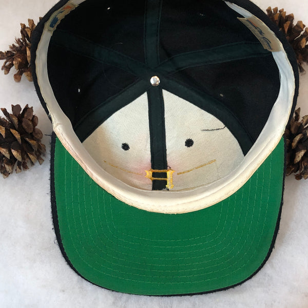 Vintage MLB Pittsburgh Pirates The Game Split Bar Wool Snapback Hat
