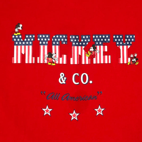 Vintage Disney Mickey & Co. All American T-Shirt (XL)