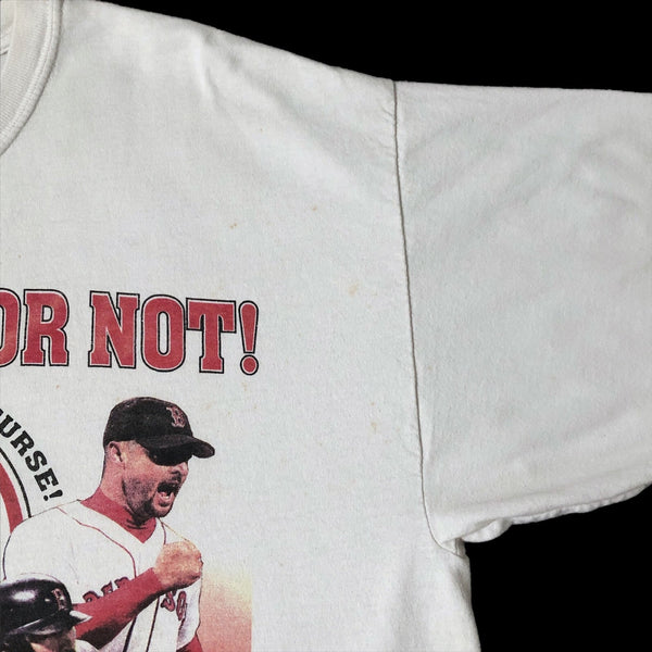 Vintage MLB Boston Red Sox 2004 World Series Champions Rap Tee T-Shirt (XL)