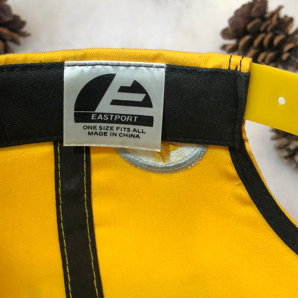 Vintage NFL Pittsburgh Steelers Eastport Big Logo Twill Snapback Hat