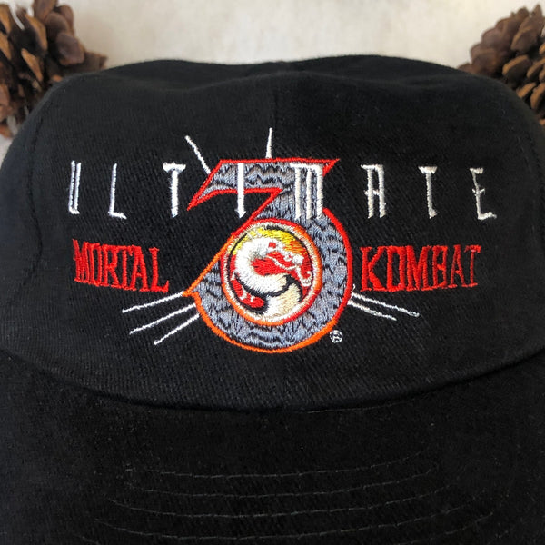 Vintage Deadstock NWOT 1995 Ultimate Mortal Kombat 3 Midway Video Game Promo Snapback Hat
