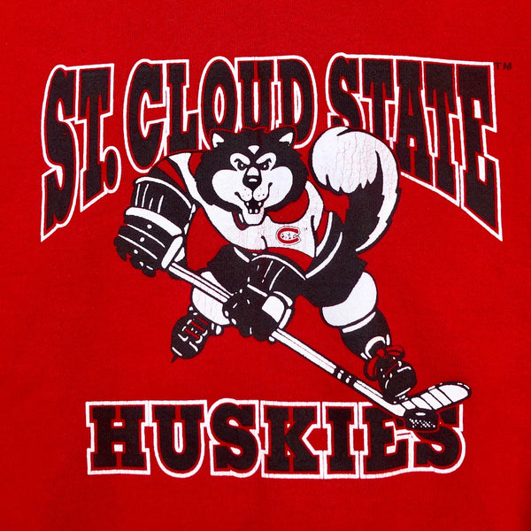 Vintage NCAA St. Cloud State University Huskies Hockey Crewneck Sweatshirt (L)
