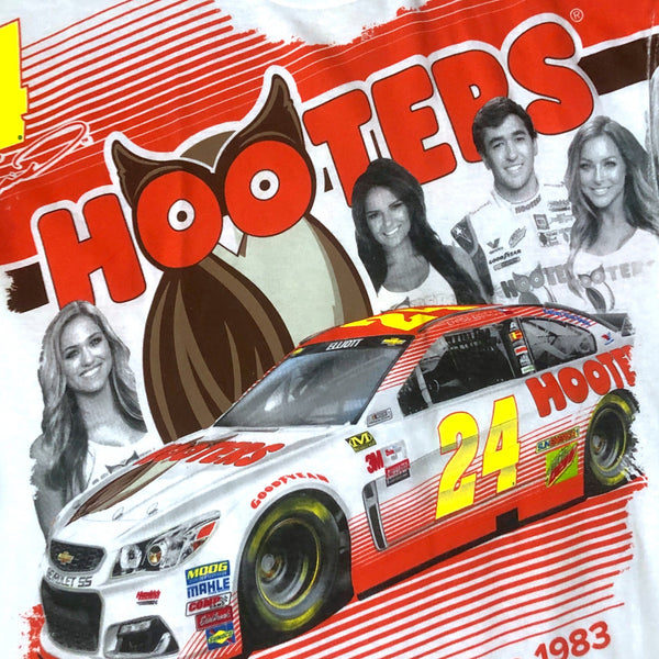 NASCAR Hooters Chase Elliott All Over Print T-Shirt (L)
