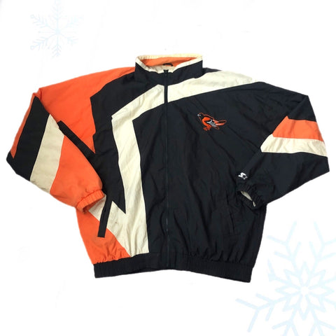Vintage MLB Baltimore Orioles Starter Windbreaker Jacket (XL)