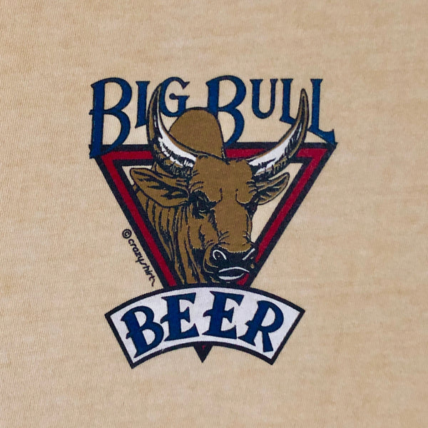 Vintage Big Bull Beer Alcohol T-Shirt (XXL)