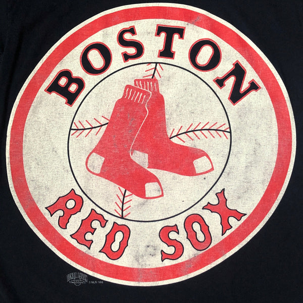 Vintage 1995 MLB Boston Red Sox Baseball Hank Aaron Magic Johnson T's T-Shirt (M)
