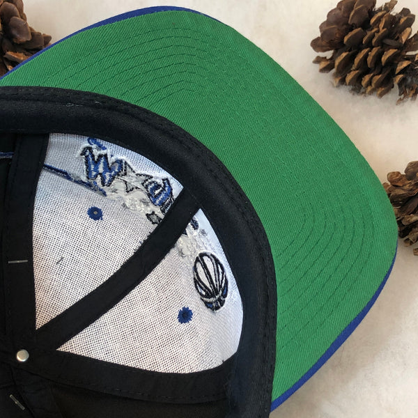 Vintage Deadstock NWT NBA Orlando Magic Logo 7 Sharktooth Twill Snapback Hat