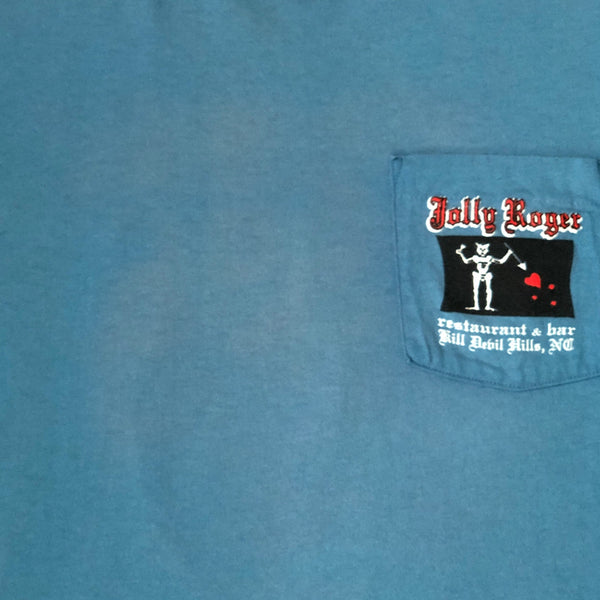 Vintage Jolly Roger Restaurant Bar Kill Devil Hills North Carolina T-Shirt (L)