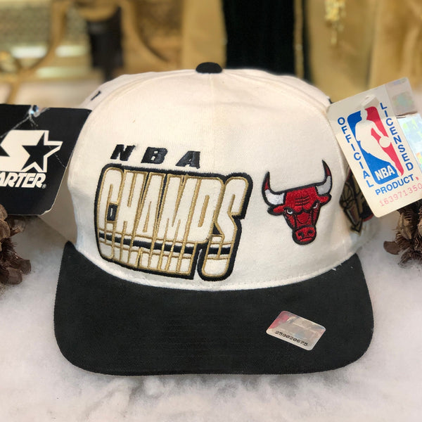Vintage Deadstock NWT Chicago Bulls 1997 NBA Champions Starter Snapback Hat