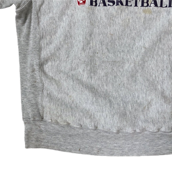 Vintage NBA Los Angeles Lakers MacGregor Sand Knit Reverse Weave Crewneck Sweatshirt (XL)