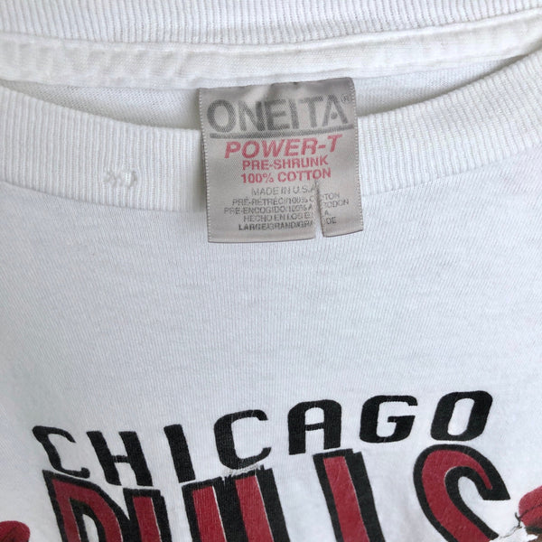 Vintage NBA Chicago Bulls Michael Jordan Scottie Pippen Dennis Rodman Long Sleeve Shirt (L)