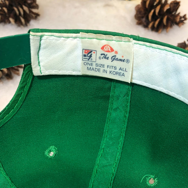 Vintage NHL Minnesota North Stars The Game Split Bar Twill Snapback Hat