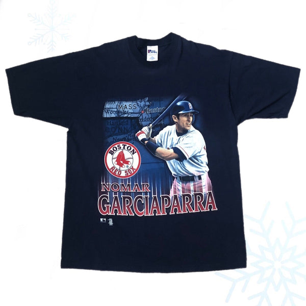 Vintage MLB Boston Red Sox Nomar Garciaparra Pro Player T-Shirt (XL)