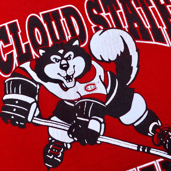 Vintage NCAA St. Cloud State University Huskies Hockey Crewneck Sweatshirt (L)