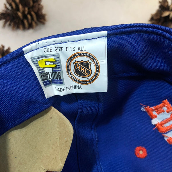 Vintage Deadstock NWT NHL Edmonton Oilers Competitor Twill Snapback Hat