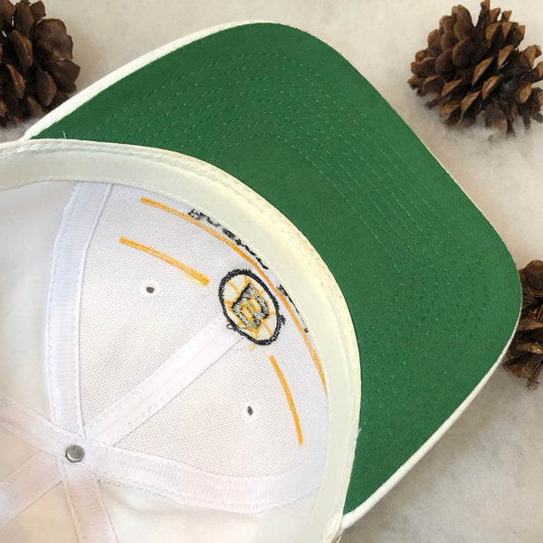 Vintage NHL Boston Bruins The Game Split Bar Twill Snapback Hat