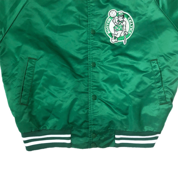 Vintage NBA Boston Celtics Chalk Line Spellout Satin Jacket (L)