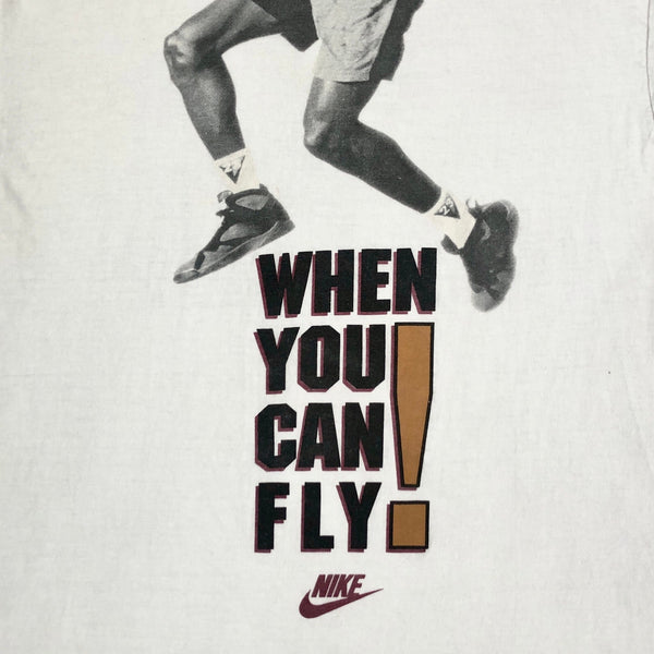 Vintage Michael Jordan Why Drive? When You Can Fly! Nike T-Shirt (L)