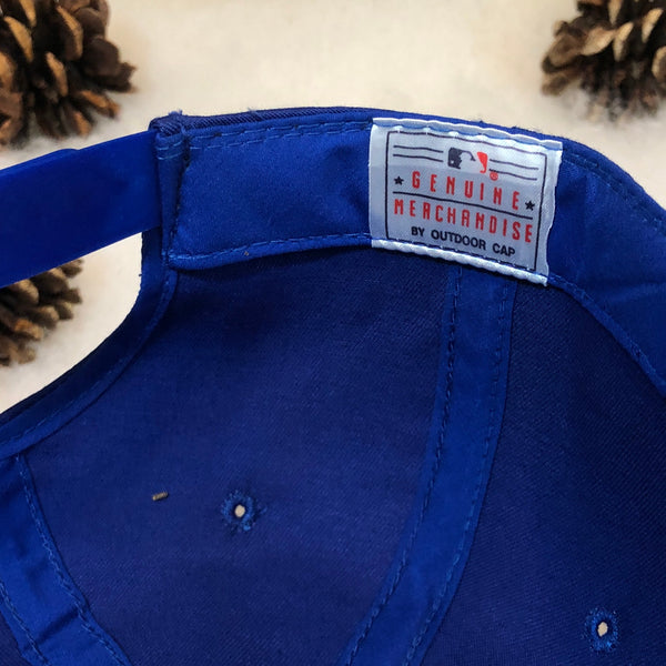 Vintage Deadstock NWOT MLB Texas Rangers Signatures Outdoor Cap Twill Snapback Hat