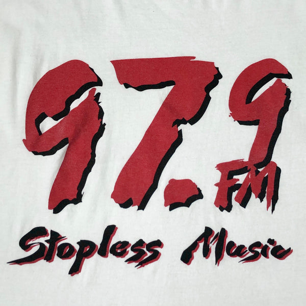 Vintage 97.9 The Box Stopless Music Houston Hip Hop R&B Rap Radio Station T-Shirt (L)