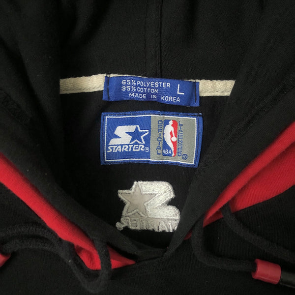 Vintage NBA Chicago Bulls Starter Bubble Script T-Shirt Hoodie (L)