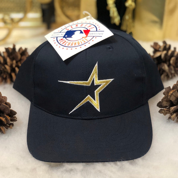 Vintage Deadstock NWT MLB Houston Astros Twins Enterprise Twill Snapback Hat