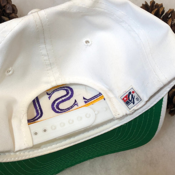 Vintage NCAA LSU Louisiana State Tigers The Game Split Bar Twill Snapback Hat