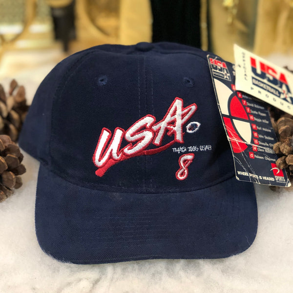 Vintage Deadstock NWT 1996 USA Basketball Scottie Pippen Sports Specialties Snapback Hat
