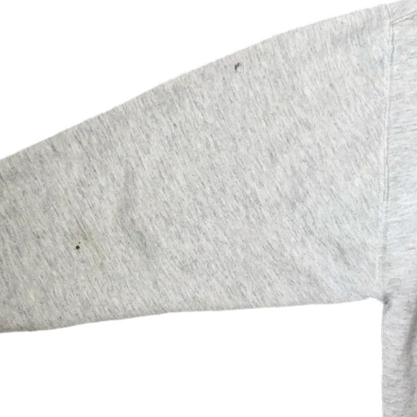 Vintage Russell Athletic Blank Gray Hoodie Sweatshirt (XL)
