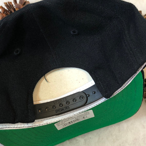 Vintage Deadstock NWT NHL Carolina Hurricanes Sports Specialties Plain Logo Wool Snapback Hat