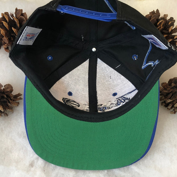 Vintage Deadstock NWT NBA Orlando Magic Logo 7 Sharktooth Twill Snapback Hat