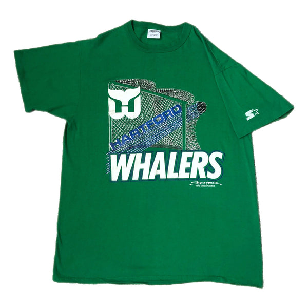 Vintage 1990 NHL Hartford Whalers Starter T-Shirt (M)