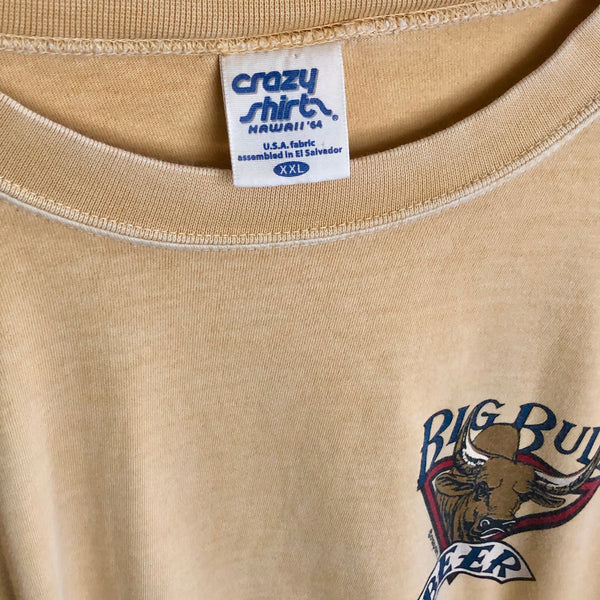 Vintage Big Bull Beer Alcohol T-Shirt (XXL)