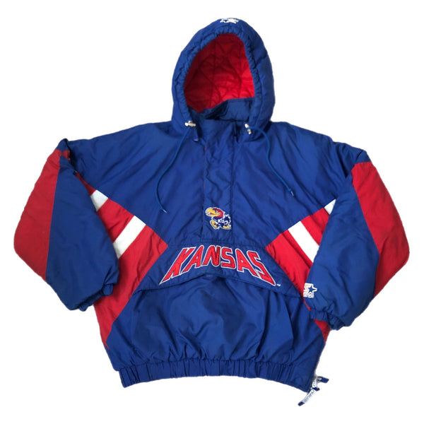 Vintage NCAA Kansas Jayhawks Starter Puffer Jacket (L)