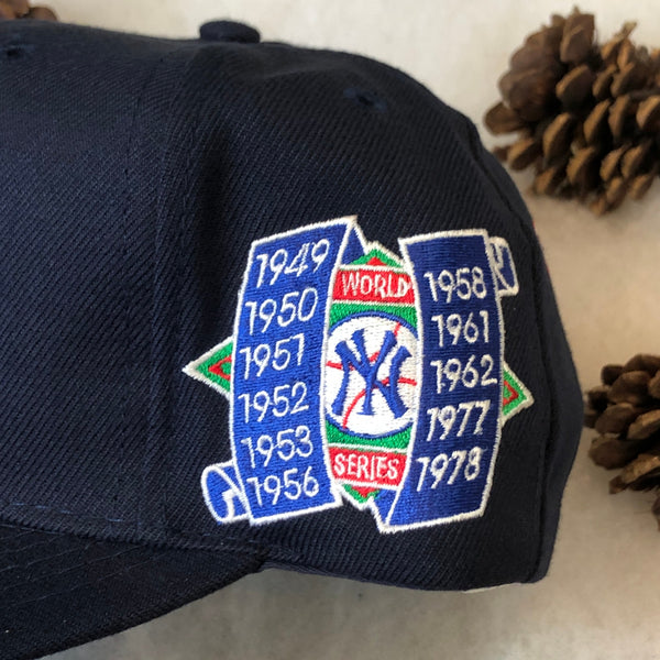 Vintage Deadstock NWOT MLB New York Yankees Annco 1996 World Series Champions Wool Snapback Hat