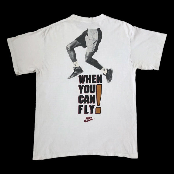 Vintage Michael Jordan Why Drive? When You Can Fly! Nike T-Shirt (L)