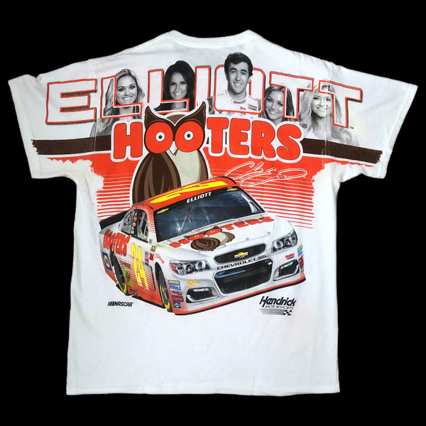 NASCAR Hooters Chase Elliott All Over Print T-Shirt (L)