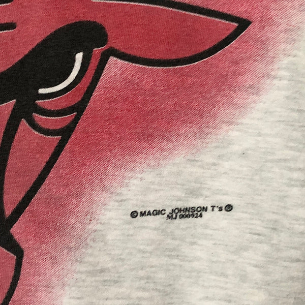Vintage NBA Chicago Bulls Magic Johnson T’s All Over Print Crewneck Sweatshirt (L)